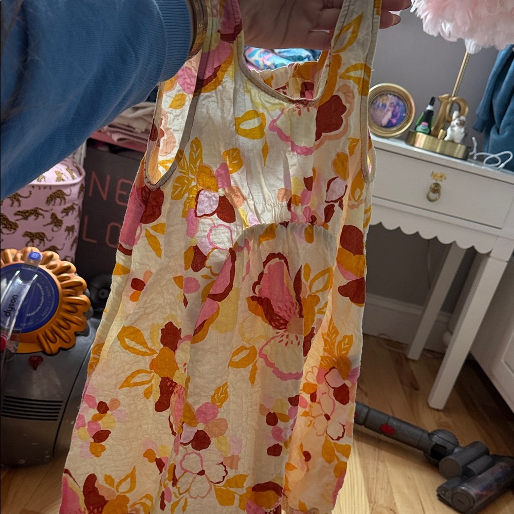 Zara Kids Floral Dress - Red, Pink, Yellow